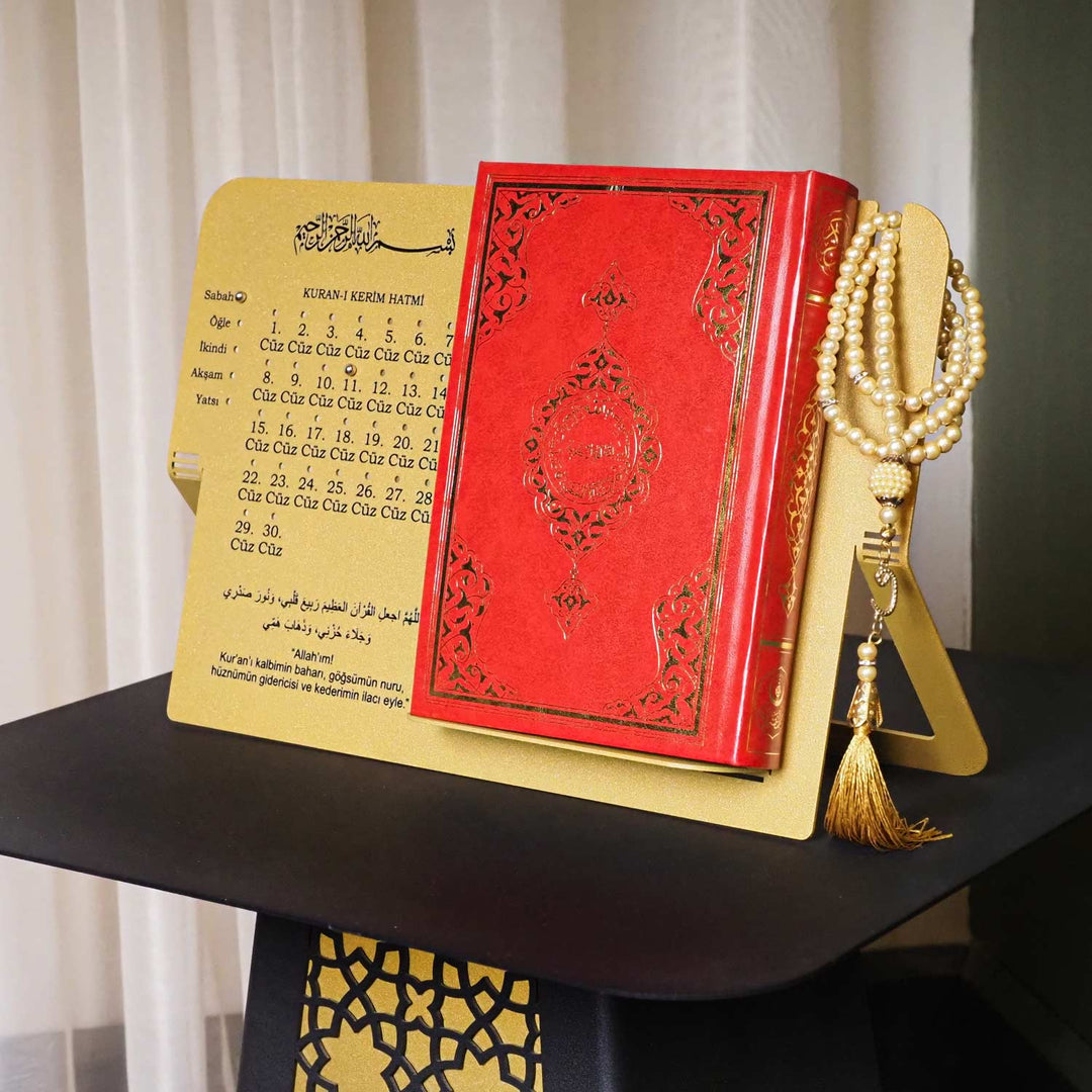 Quran Stand with Juz Progress Tracker (Turkish) - WAMH203