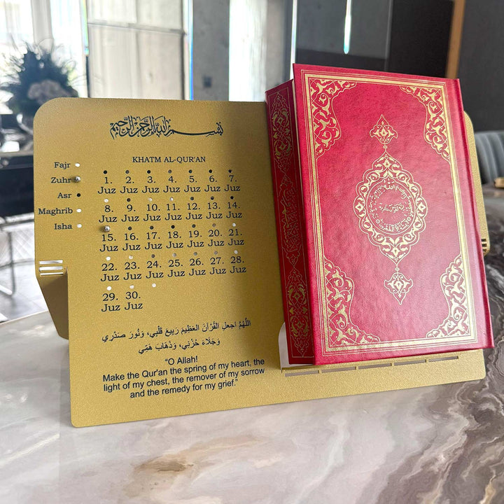 Quran Stand with Juz Progress Tracker - WAMH207