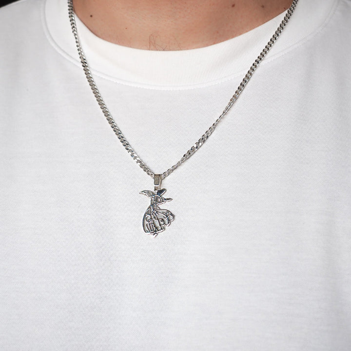 Silver Whirling Dervish Necklace - WAMT040