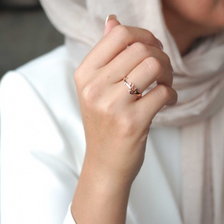 Silver Personalized Name Ring - WAMT044