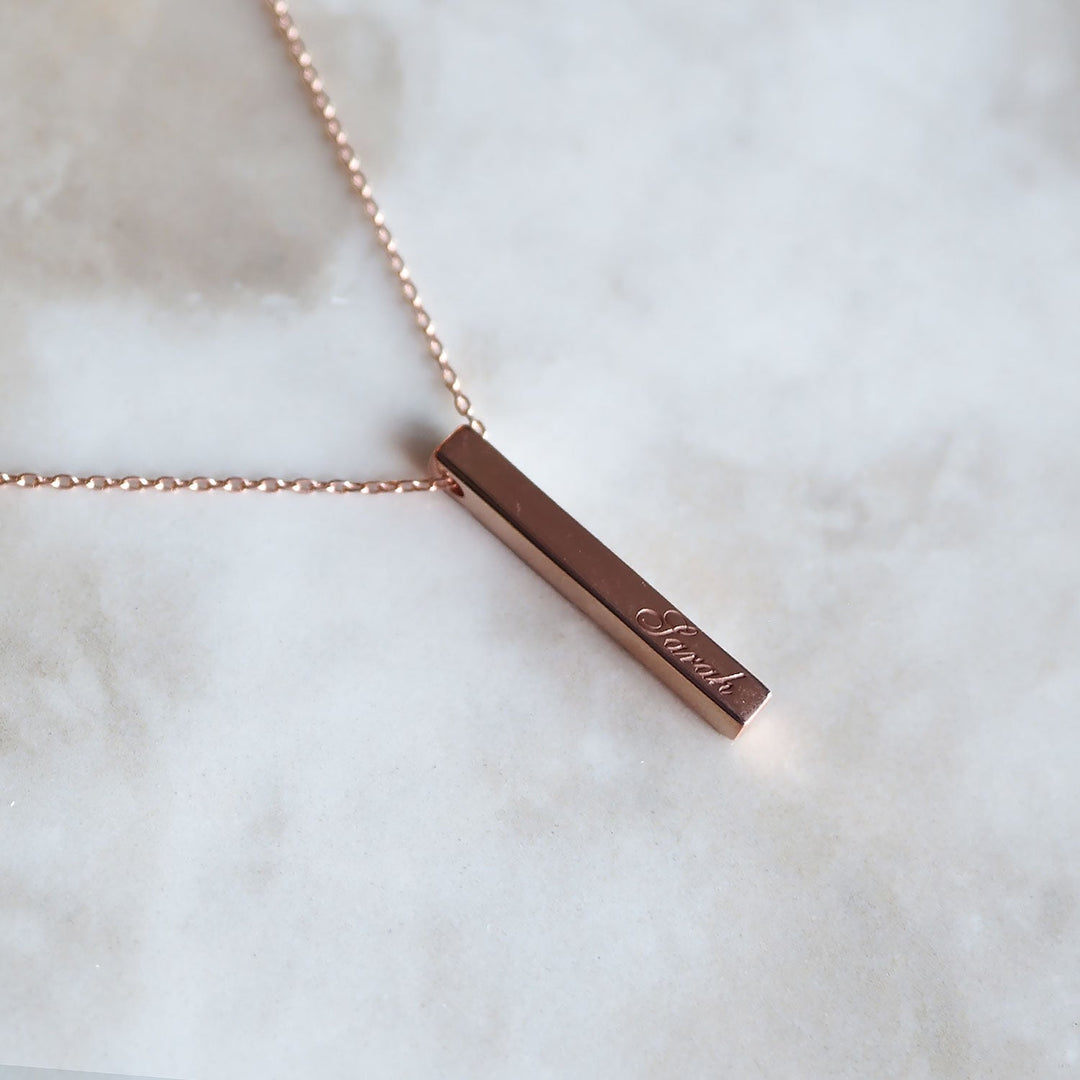 Custom Name Silver Necklace - WAMT072