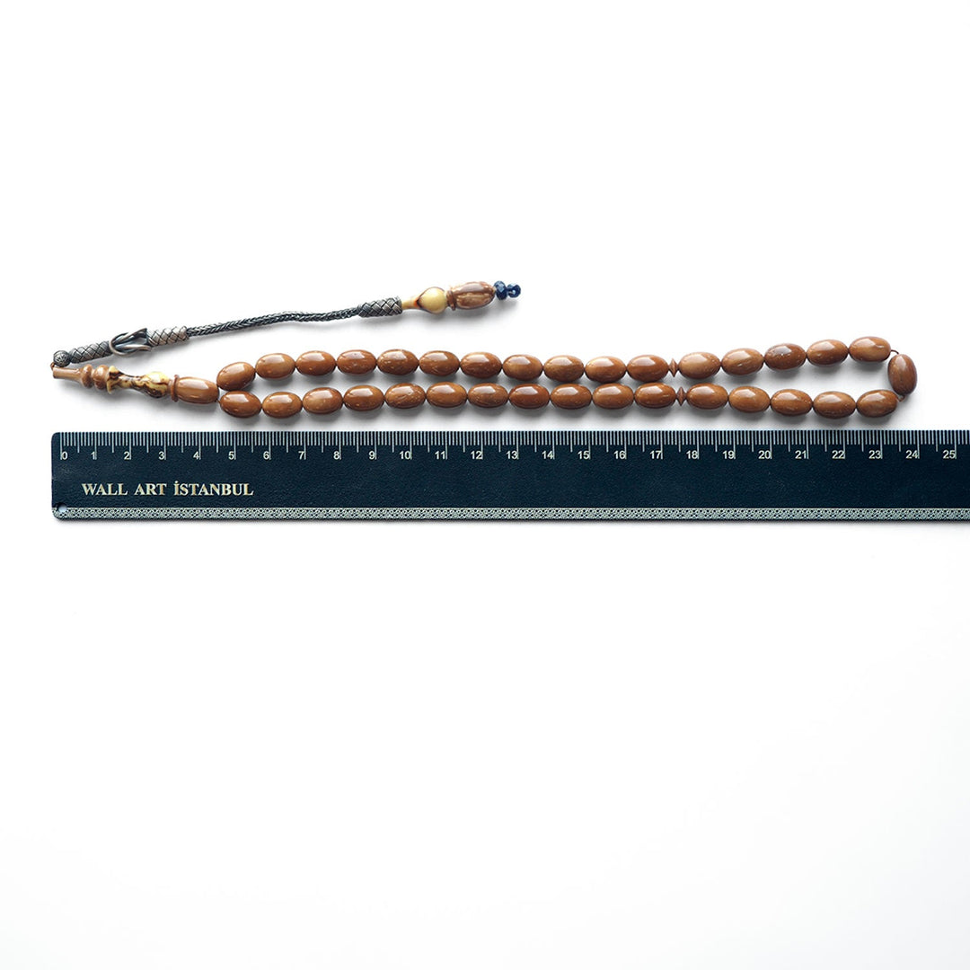 1000 Sterling Silver Kazaz Tassel Kuka Tree Wooden Tasbeeh Catalin Detailed – WATD137
