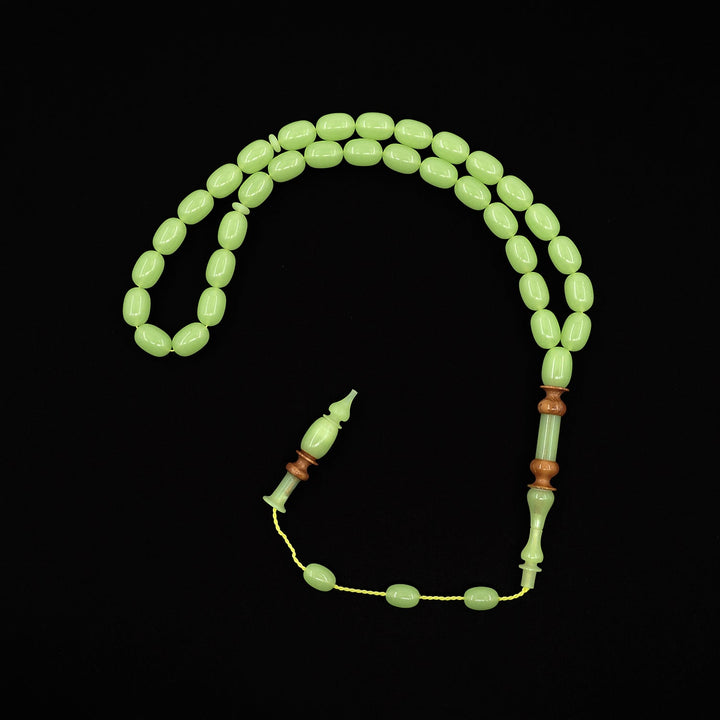 Phosphorescent Catalin Tasbeeh with Embroidered Kuka Imam Bead - WATD1011