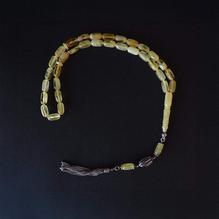 Genuine Baltic Amber Silver Tasbeeh – WATD104