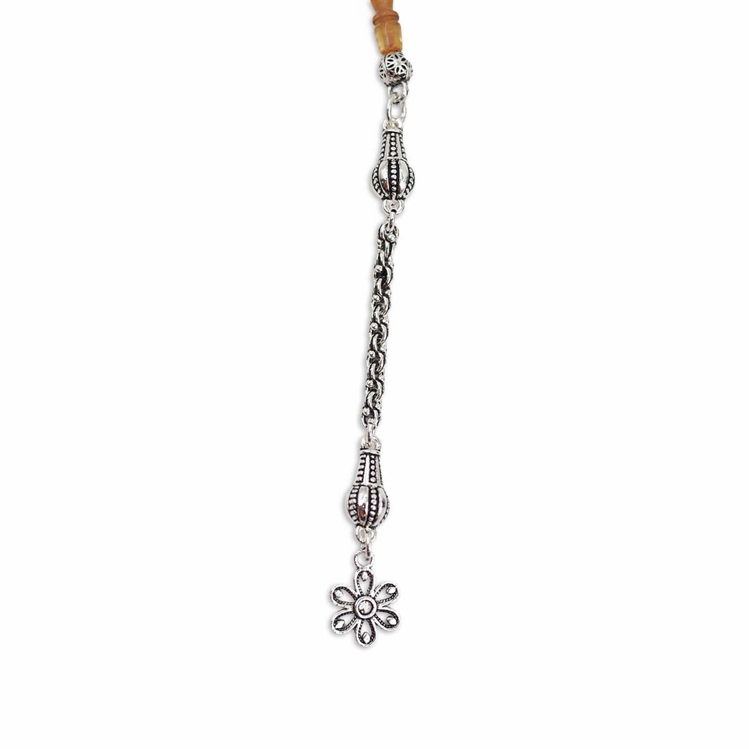 Cut-Style Fire Amber Tasbeeh - WATD1052
