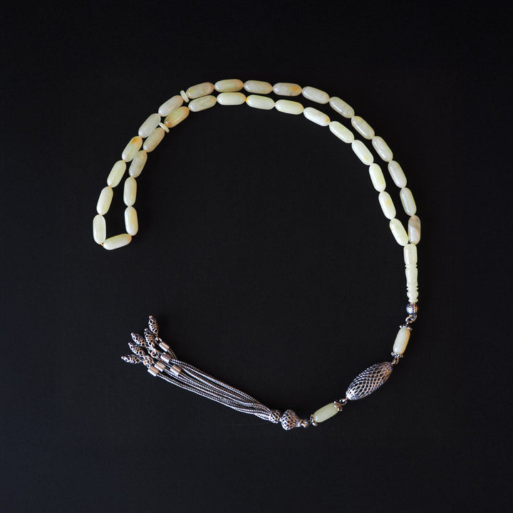 Genuine Baltic Amber Silver Tasbeeh – WATD107