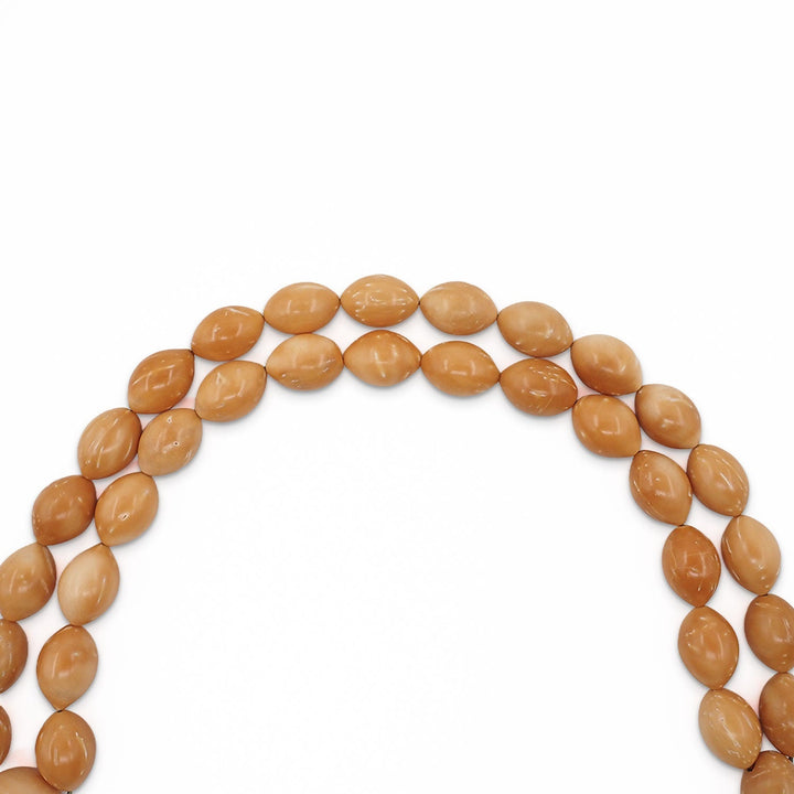 Macrame Braided Oval-Cut Saray Kuka Wood Tasbeeh - WATD1094