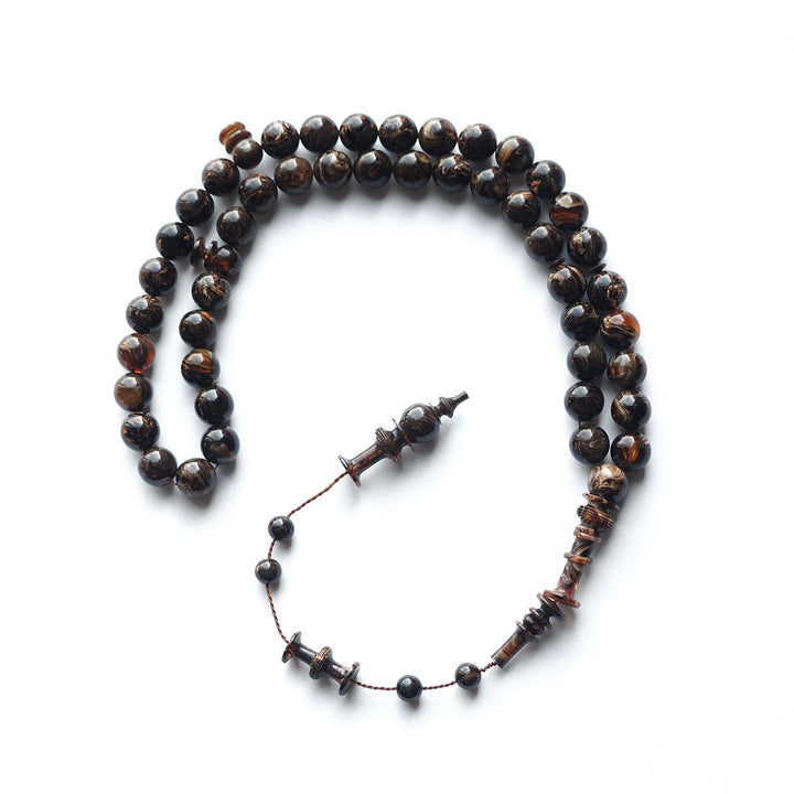 Mastercrafted 45 Beads Sphere Cut Streaked Catalin Tasbeeh – WATD135