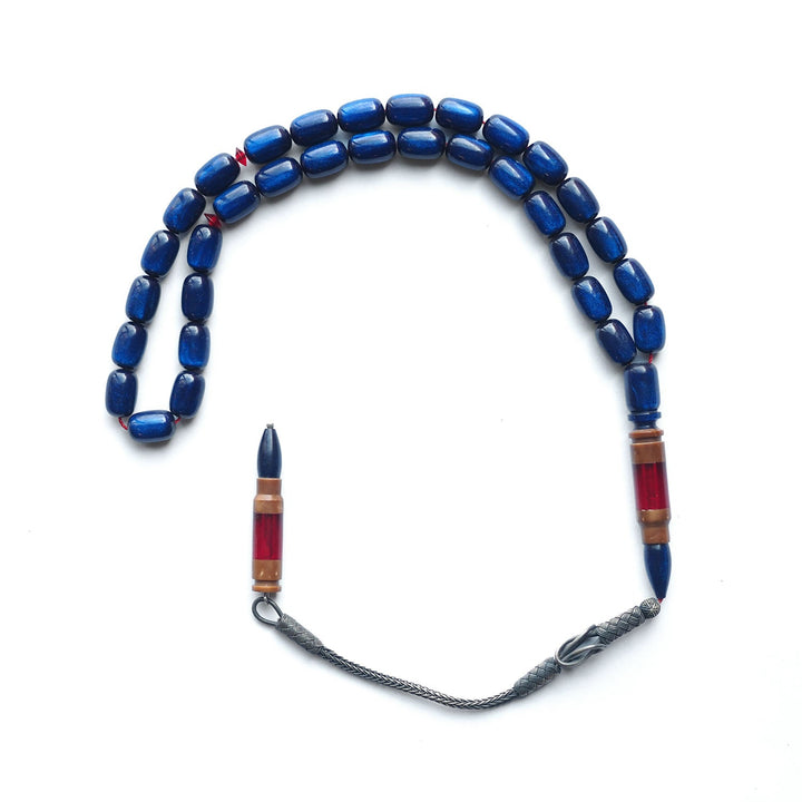 Catalin & Kuka Combined Tasbeeh with 1000 Sterling Silver Kazaz Tassel – WATD152