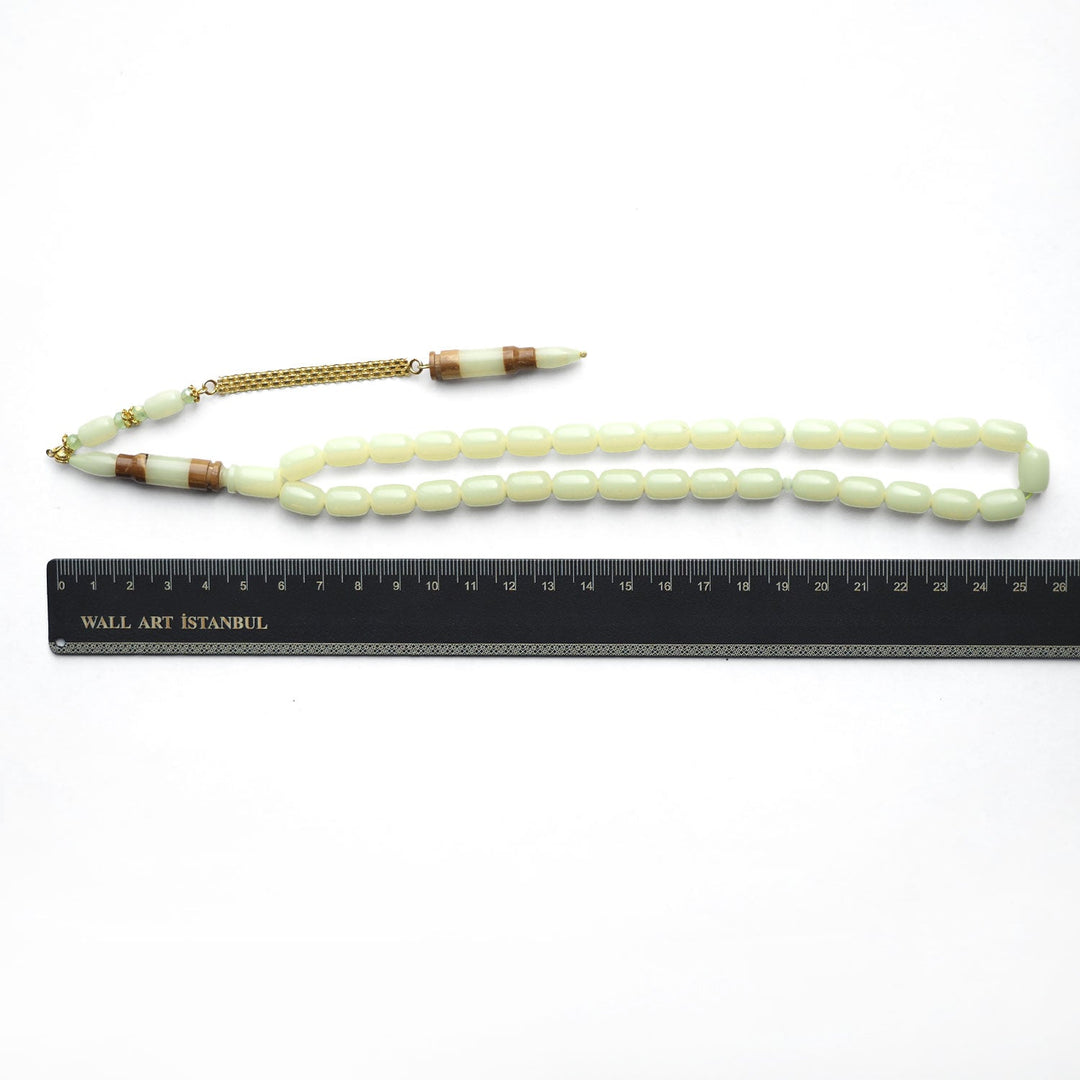 Luminous Bullet-Shape Tasbeeh with Sterling Silver Tassel – WATD156