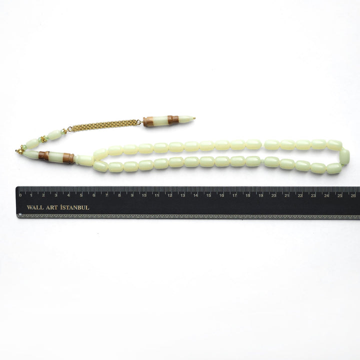 Luminous Bullet-Shape Tasbeeh with Sterling Silver Tassel – WATD156