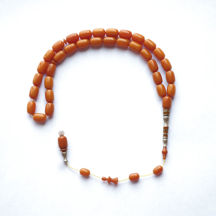 Handcrafted Catalin Tasbeeh with 925 Sterling Silver Imam Bead – WATD163