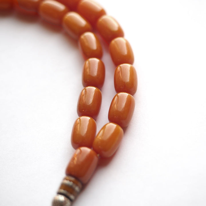 Handcrafted Catalin Tasbeeh with 925 Sterling Silver Imam Bead – WATD163