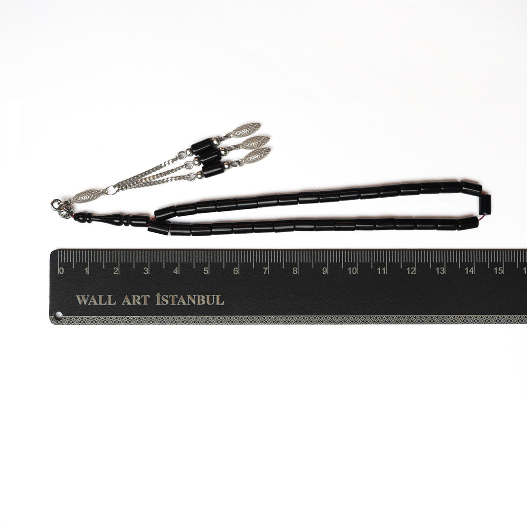 Silver Tassel Pressed Fire Tasbeeh – WATD181