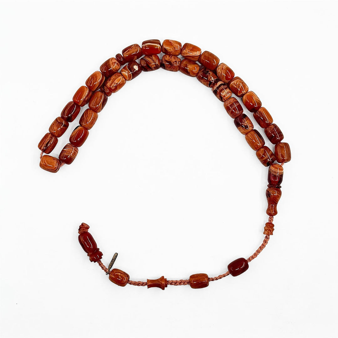 Multi-String System Set Capsule Cut Czechoslovakian Catalin Tasbeeh - WATD286