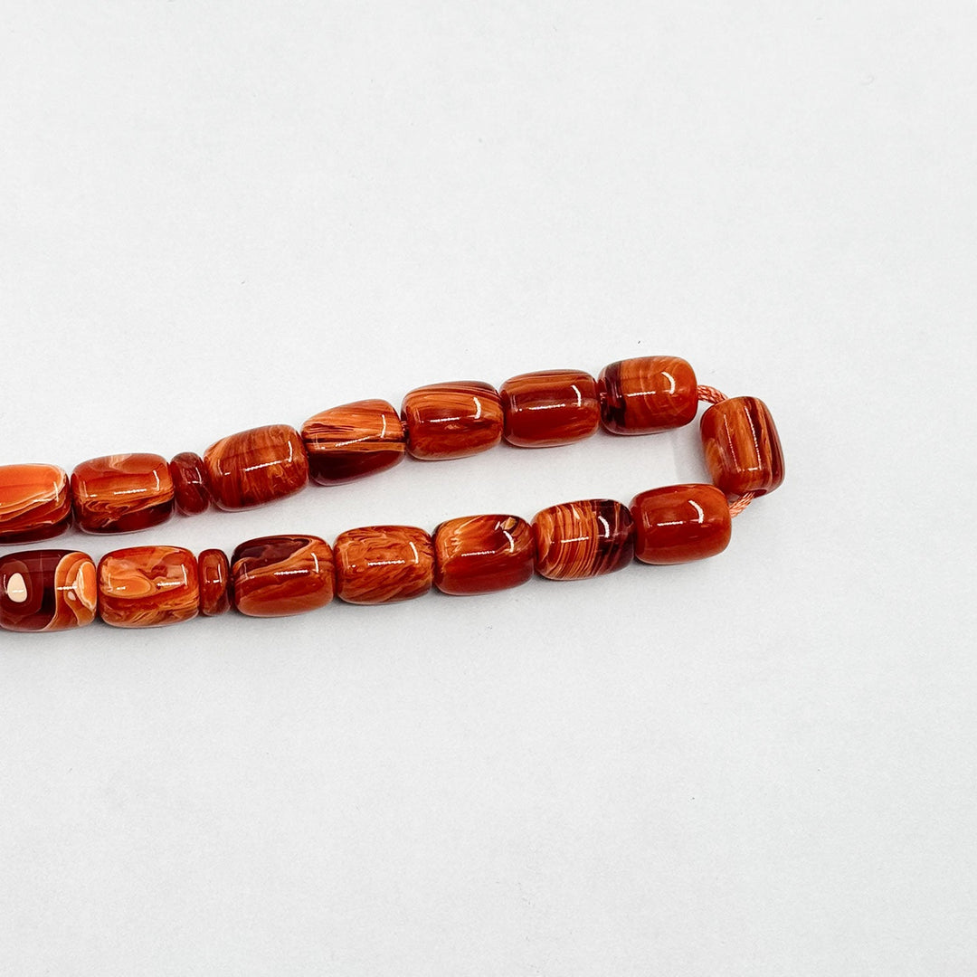 Multi-String System Set Capsule Cut Czechoslovakian Catalin Tasbeeh - WATD286