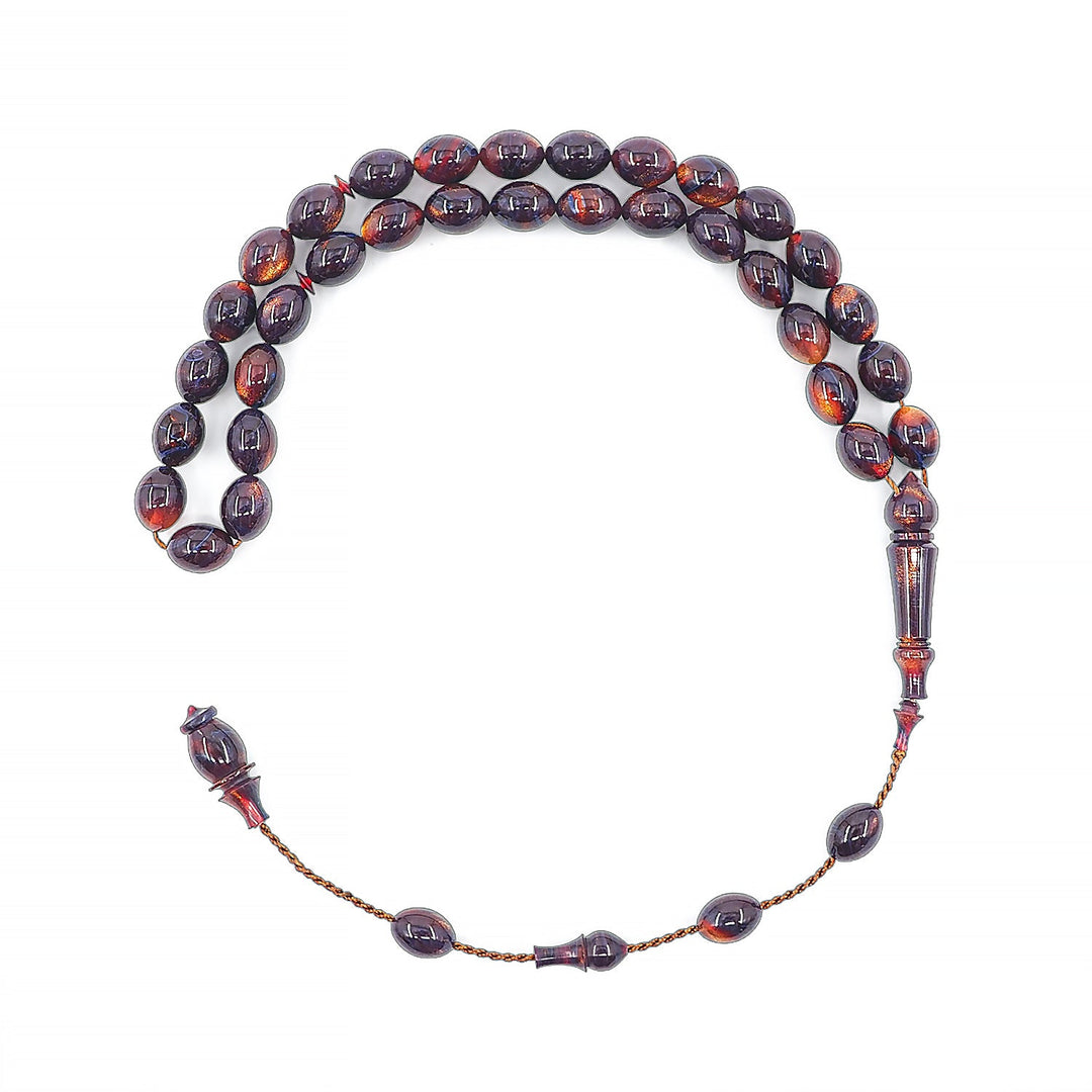 Oval-Cut Bureaucrat Size Catalin Tasbeeh – WATD340