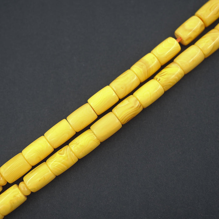Master Signed Pressed Amber Tasbeeh with Faceted Cut & Countersunk Beads – WATD373