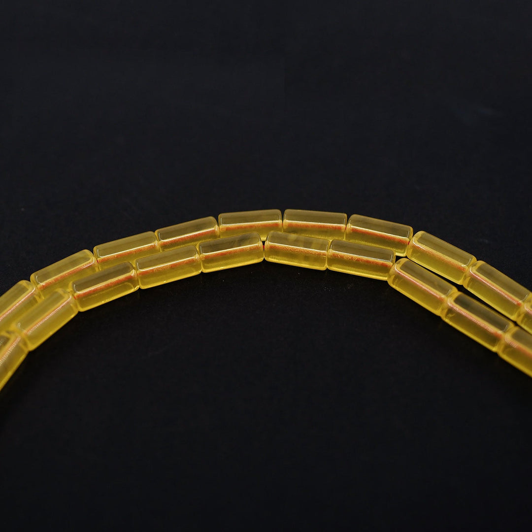 Mastercrafted Capsule Gold-Plated Cut German Bakelite Prayer Beads with Silver Tassel – WATD409