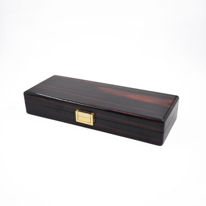 Nobility Series Brown Pattern Wooden Tasbeeh Box - WATD431