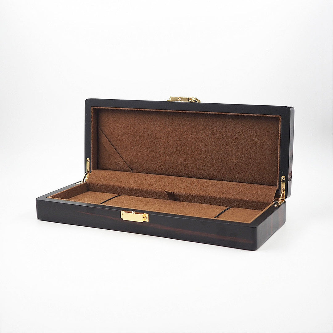 Nobility Series Brown Pattern Wooden Tasbeeh Box - WATD431