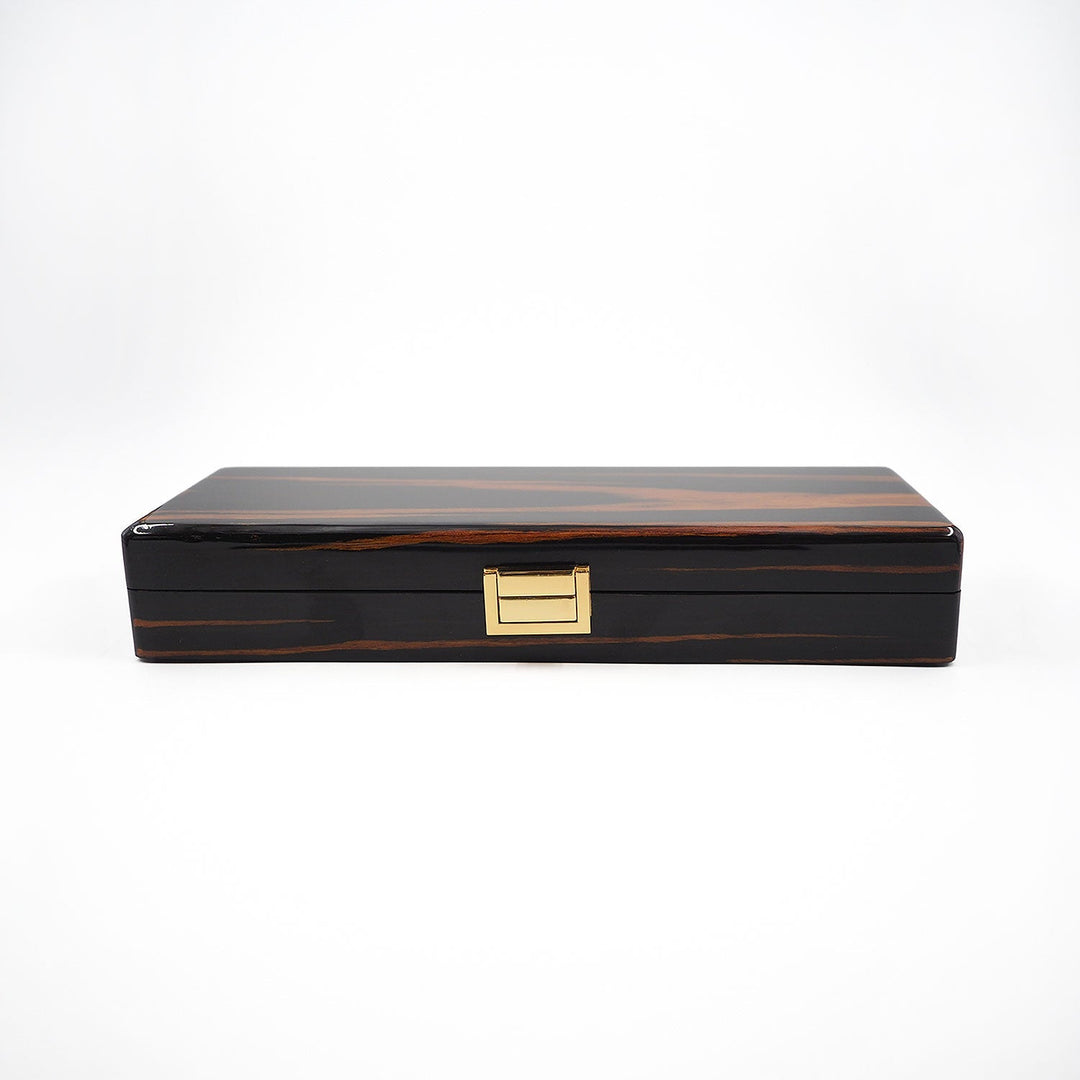 Nobility Series Walnut Pattern Wooden Tasbeeh Box - WATD433