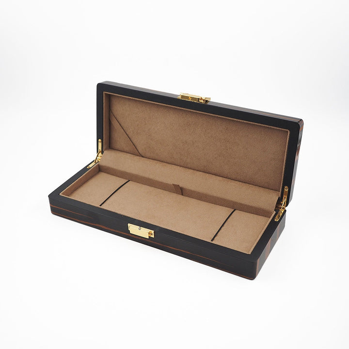 Nobility Series Walnut Pattern Wooden Tasbeeh Box - WATD433
