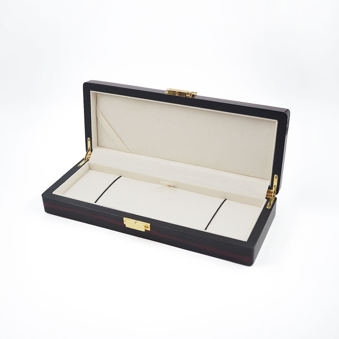 Nobility Series Burgundy Pattern Wooden Tasbeeh Box - WATD434