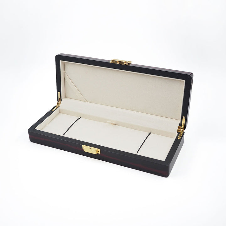 Nobility Series Burgundy Pattern Wooden Tasbeeh Box - WATD434