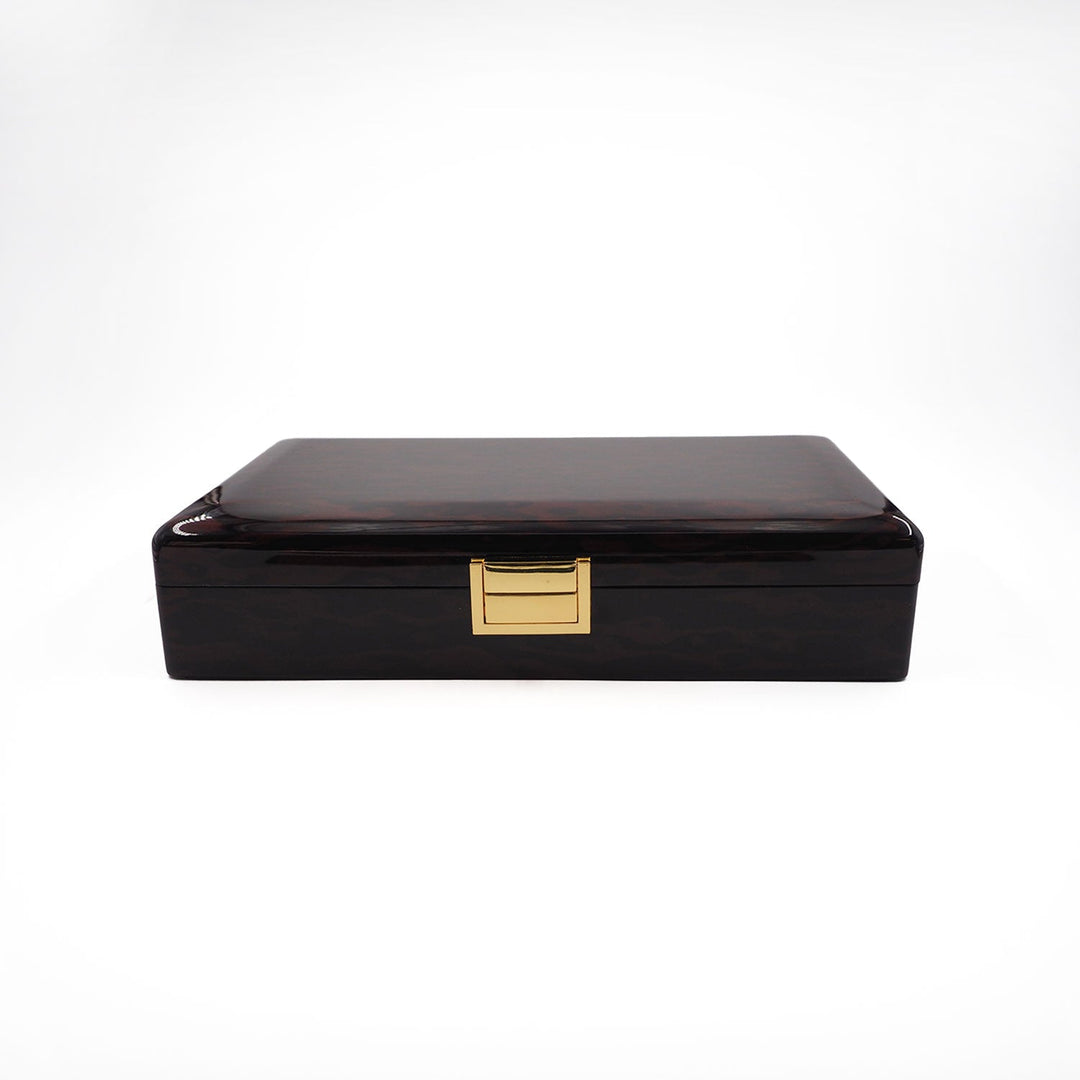 Select Series Walnut Pattern Wooden Tasbeeh Box - WATD437