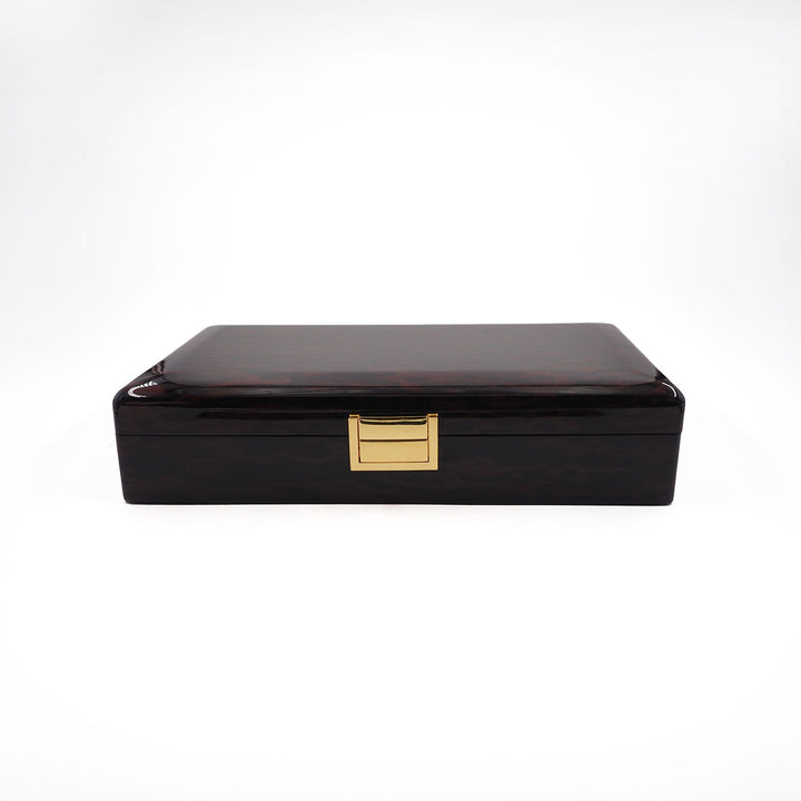 Select Series Walnut Pattern Wooden Tasbeeh Box - WATD437