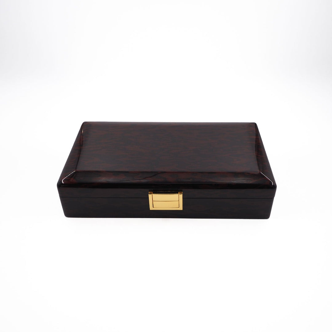 Select Series Walnut Pattern Wooden Tasbeeh Box - WATD437