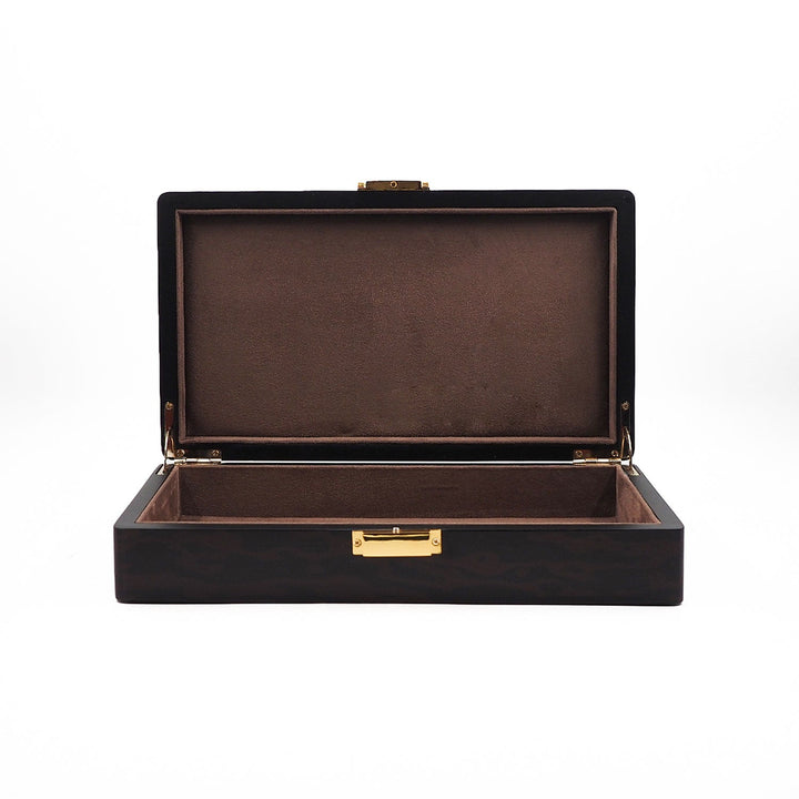 Select Series Walnut Pattern Wooden Tasbeeh Box - WATD437