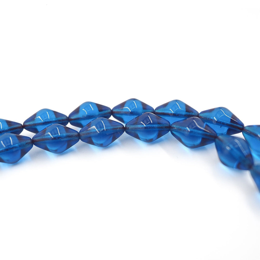 Handcrafted Tapered Oval Cut Fire Amber Tasbeeh - WATD447