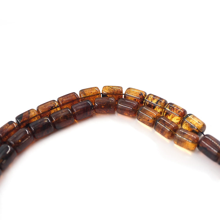 Mastercrafted Natural Amber Capsule Cut Tasbeeh – WATD513