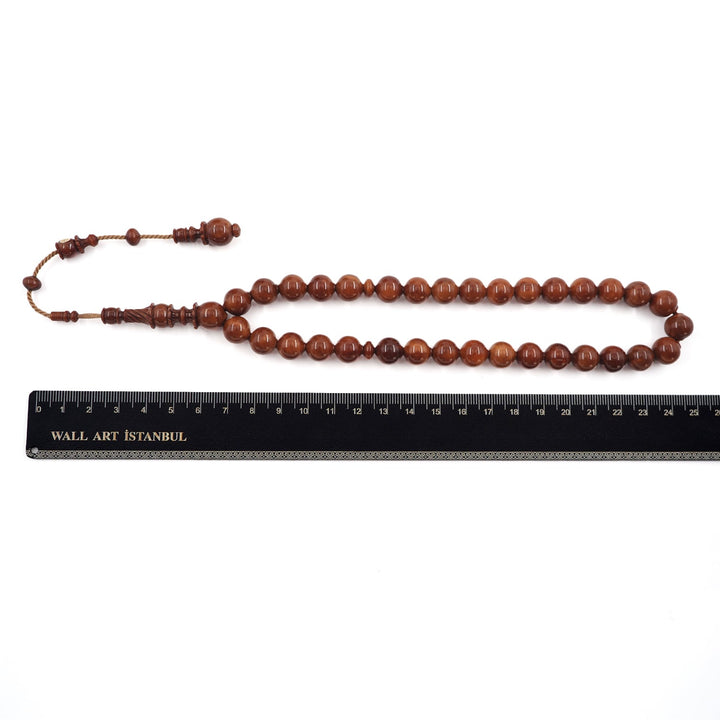 Certified Mastercrafted Nevreste Sphere Cut Kuka Tasbeeh with Hand-Carved Imame & Premium Gift Box – WATD514