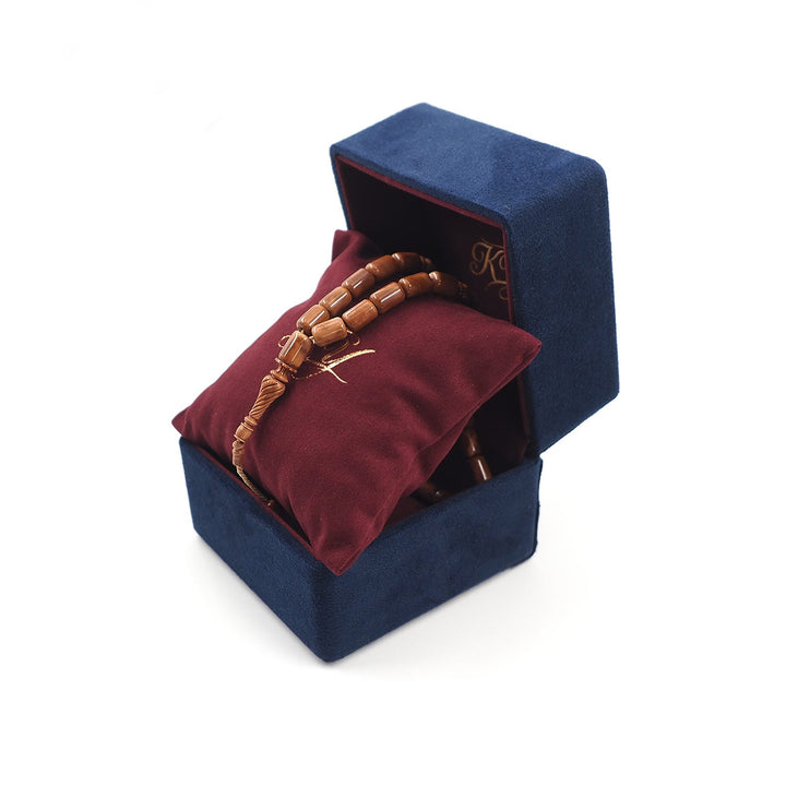 Certified Mastercrafted Çeşm-i Bülbül Sphere Cut Kuka Tasbeeh with Hand-Carved Imame & Premium Gift Box – WATD515