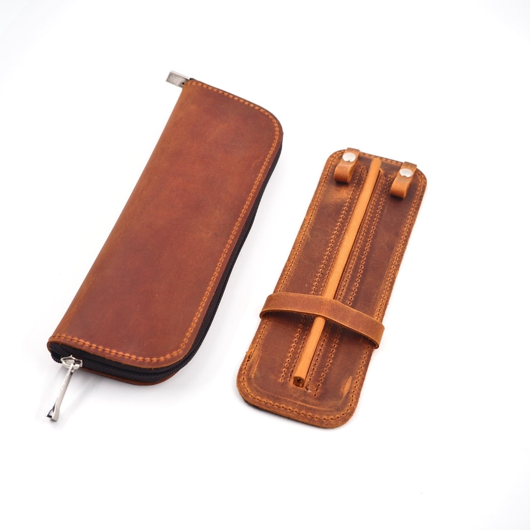 Tan Leather Tasbeeh Bag – WATD532