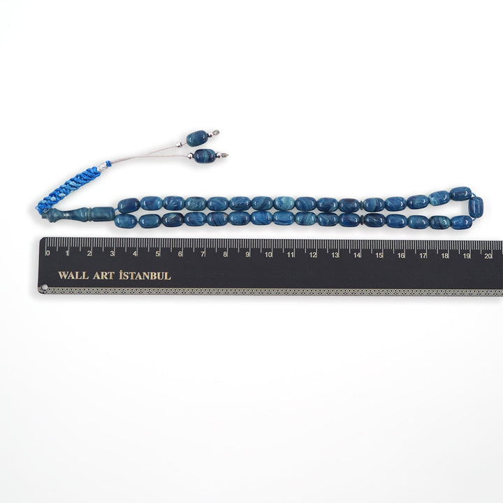 Macrame Braided Capsule Cut Catalin Tasbeeh - WATD580