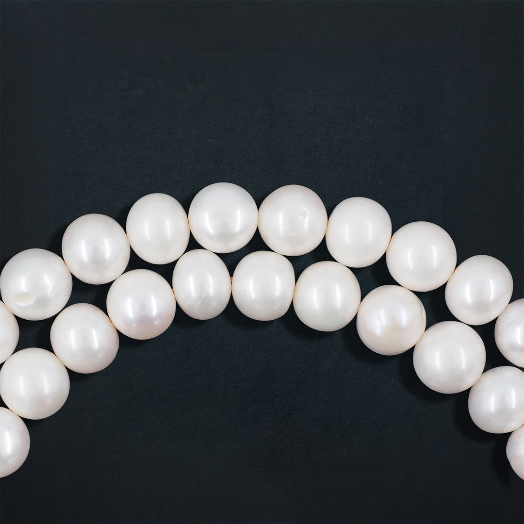 Genuine Pearl Tasbeeh with Nakkash Imam Bead and 925 Sterling Silver Tassel - WATD652