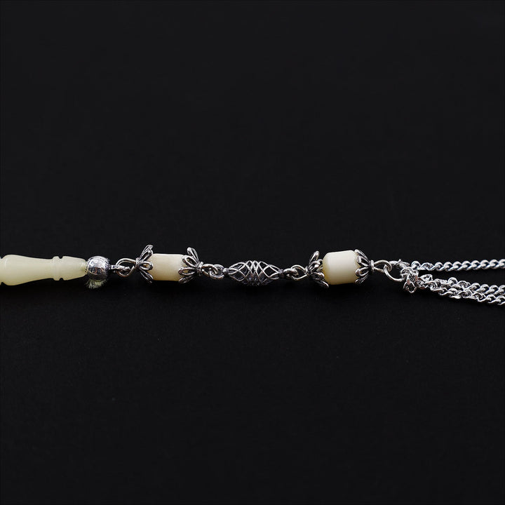 Mini Size Amber Tasbeeh with Silver Tassel – WATD683