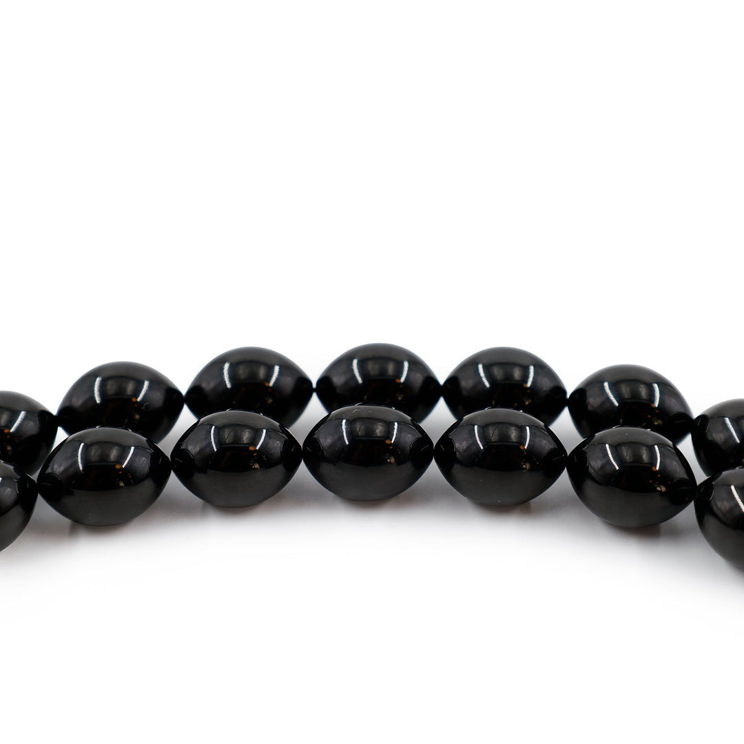 Original Erzurum Oltu Stone Jawshan Prayer Inscribed Mastercrafted Hand-Engraved Silver Imame Bead Tasbeeh – WATD685
