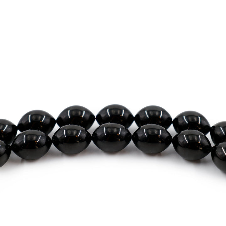 Original Erzurum Oltu Stone Jawshan Prayer Inscribed Mastercrafted Hand-Engraved Silver Imame Bead Tasbeeh – WATD685