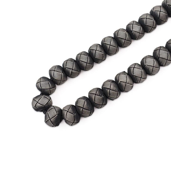 Handwoven 1000-Fineness Silver Kazaziye Tasbeeh – WATD747