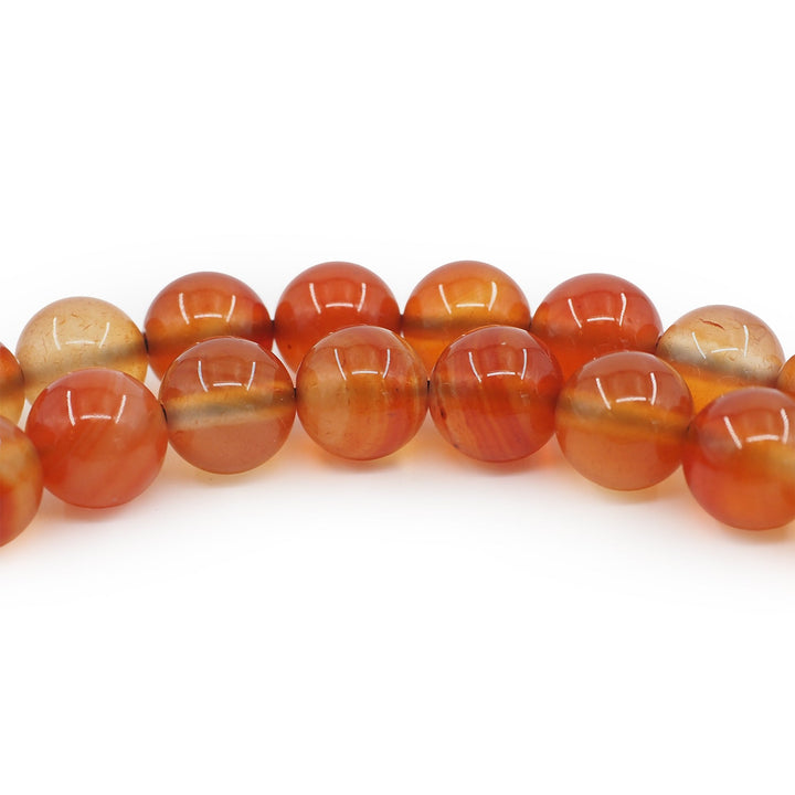 Multicolored Natural Stone Round-Cut Agate Tasbeeh with Alpaca Tassel – WATD761