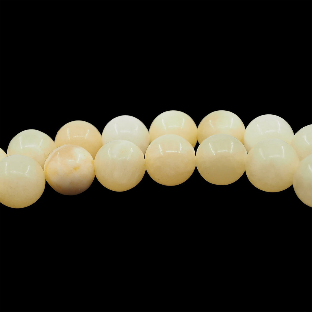 Natural Stone Drop-Style Tasbeeh with Alpaca Tassel – WATD763