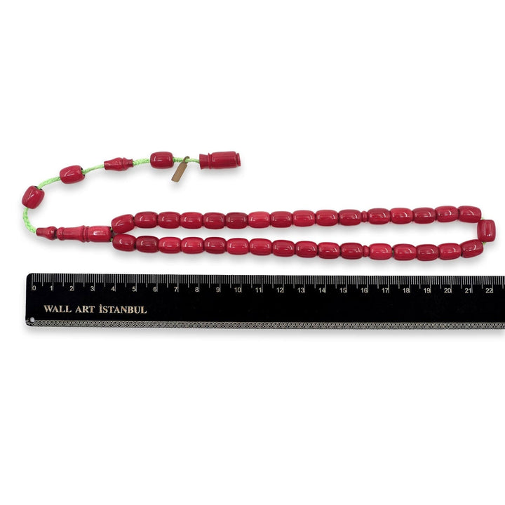 Catalin Capsule-Cut Tasbeeh with Rounded System Tassel - WATD869