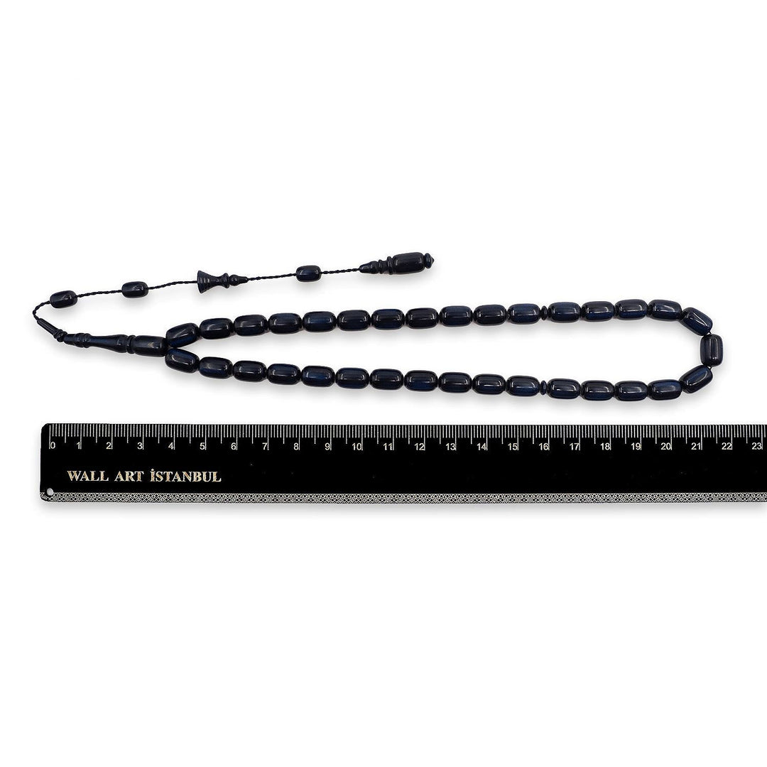 Glittered Catalin Capsule-Cut Tasbeeh with System Tassel - WATD877