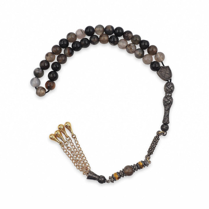 Natural Stone Round-Bead Tasbeeh - WATD897