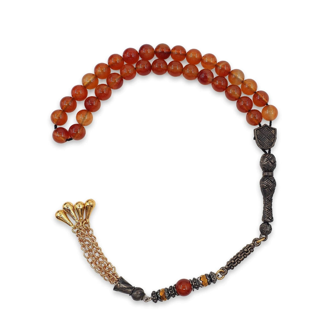 Natural Stone Round-Bead Tasbeeh - WATD908